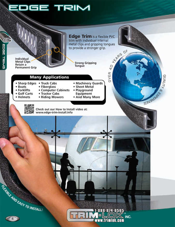 Flexible plastic edge trim catalog page 4