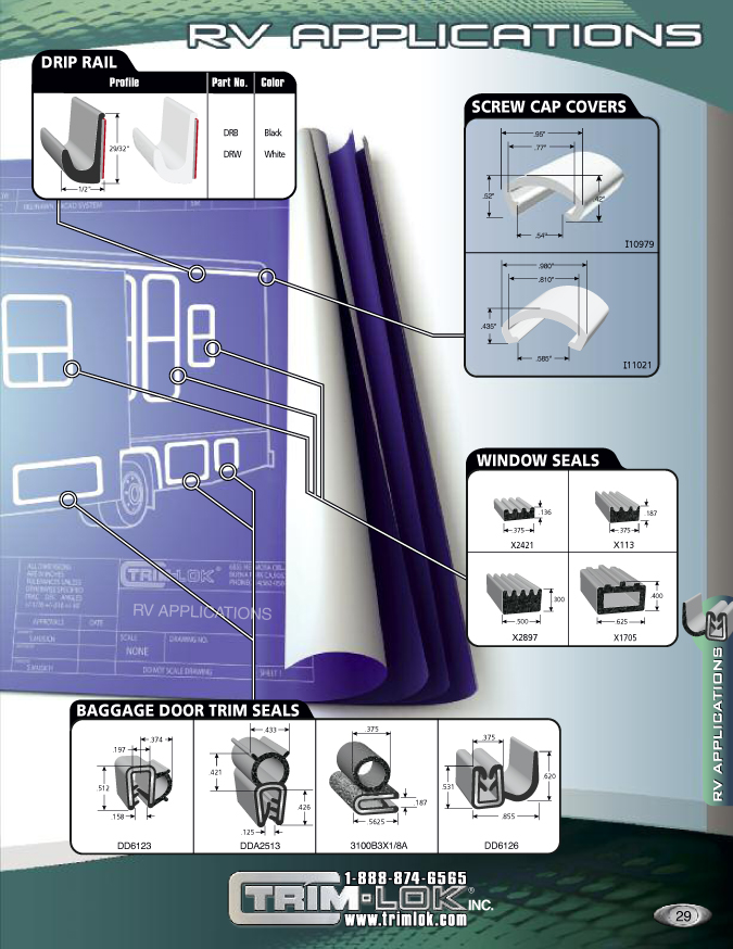 Snap-In-Seals for RV application, page 29