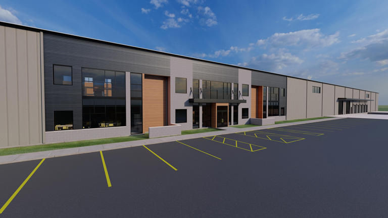 Rendering of New Trim-Lok Building in Elkhart, Indiana