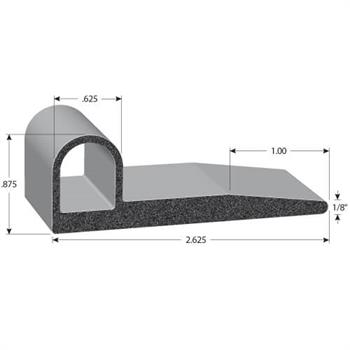 2452 Series P-Shaped Rubber Seal