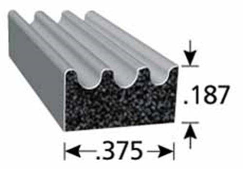 113 Series EPDM rubber profile seal for automotive, marine & other industries