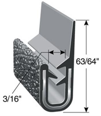 Upholstery Edge Trim for 3/16 in. Edge