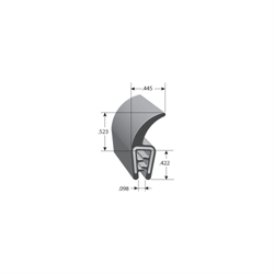 Flap Seal Dual Durometer